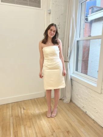 Miscellaneous Strapless Little White Dress by Mary Ellen Metzger #0 default Ivory thumbnail
