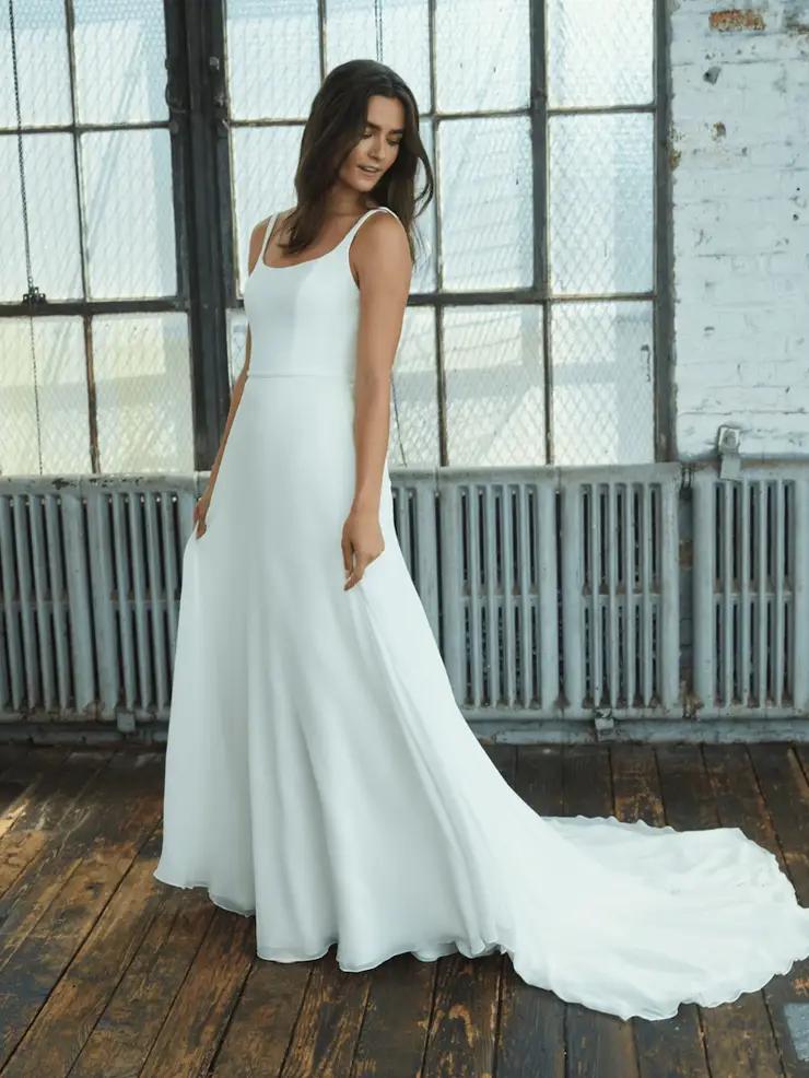 Amber Wedding Dress Short Ivory - Wedding Dresses, Evening Wear