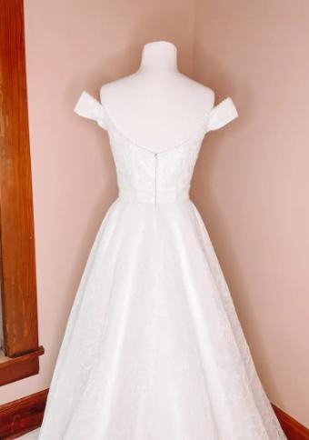 JLM Couture Allison Webb Beaded Corded Lace Ballgown #5 Ivory thumbnail