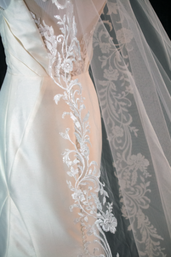 Kelly Faetanini Kelly Faetanini Liliana Cathedral Length Mantilla Veil #2 default Ivory thumbnail