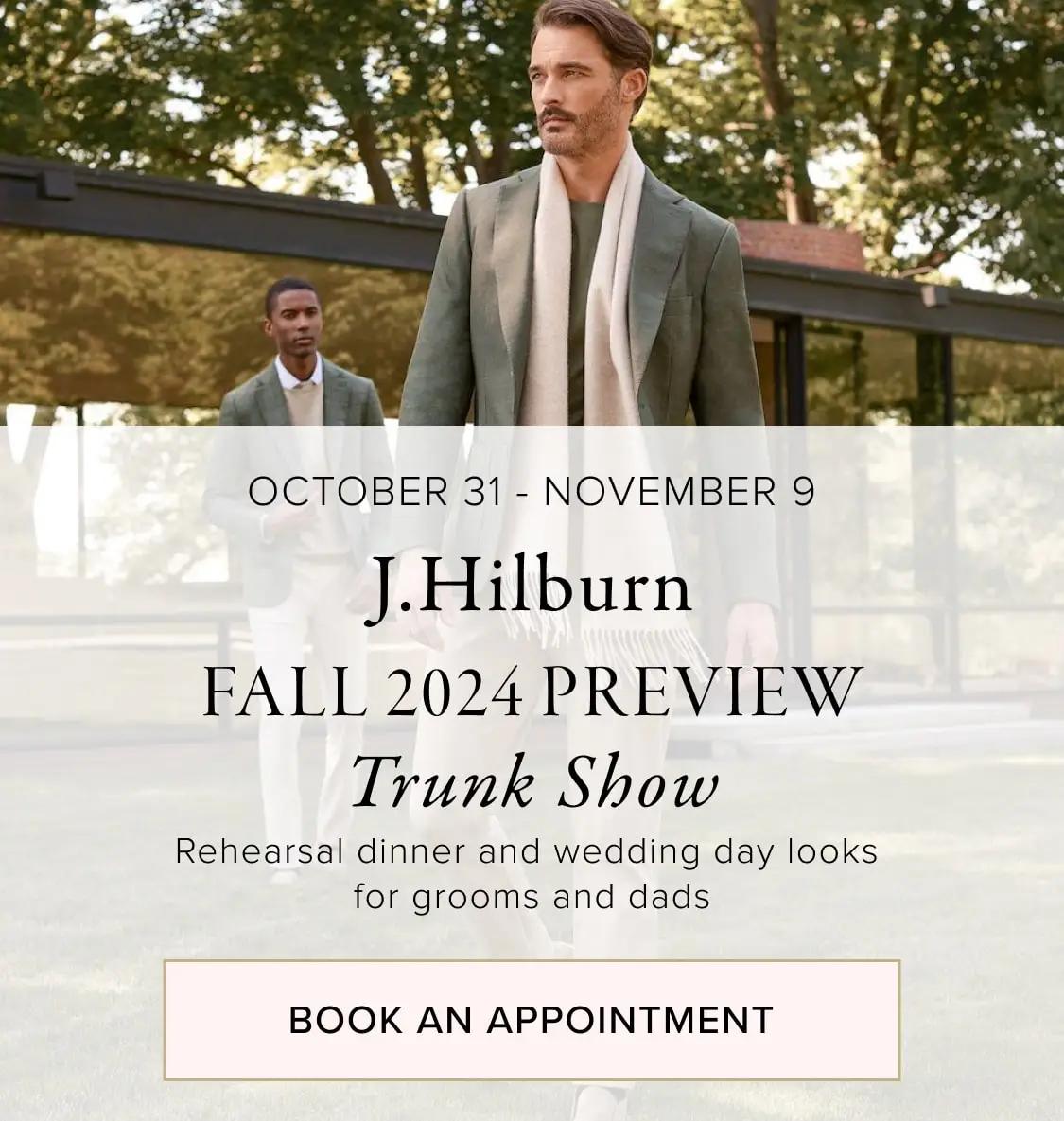 J Hilburn Menswear Trunk Show at Gilded Social