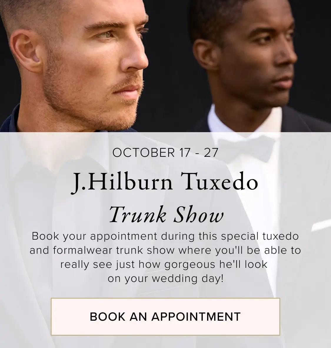 J.Hilburn Tuxedo Trunk Show at Gilded Social