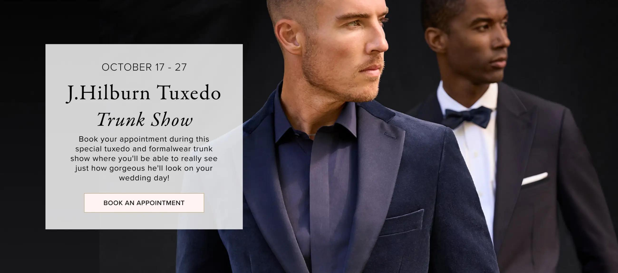 J.Hilburn Tuxedo Trunk Show at Gilded Social